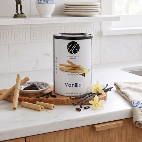 Vanilla Wafer Rolls